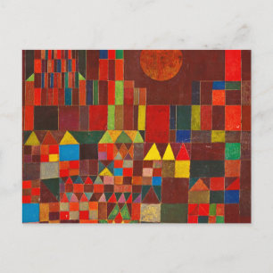 Castle and Sol, 1928 av Paul Klee Vykort