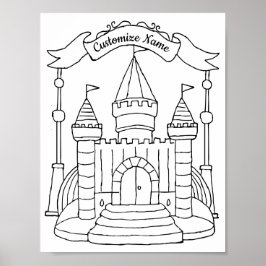 Castle Art Castle Poster Princess Art Princess