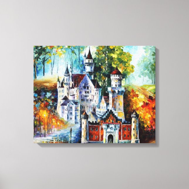 CASTLE av Leonid Afremov Canvastryck (Framsida)