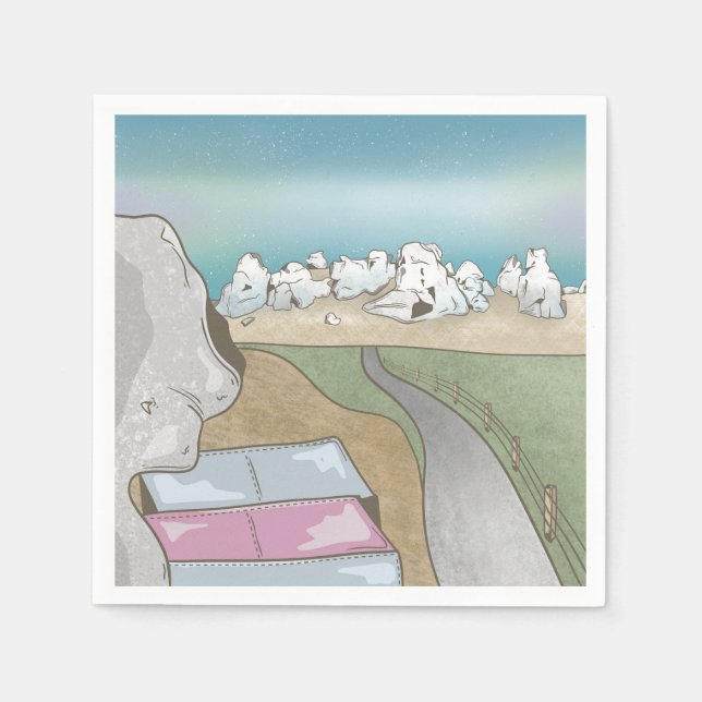 Castle backe bouldering Nya Zeeland Pappersservett (Framsidan)