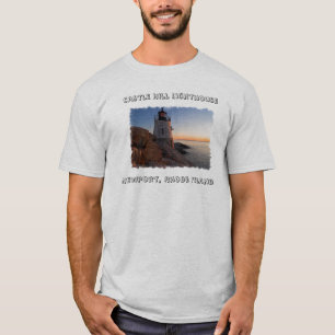 Castle Backe fyr, Newport RI Manar Tee Shirt