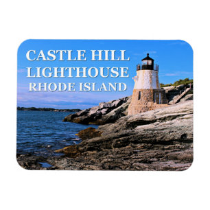 Castle Backe fyr, Rhode island Magnet