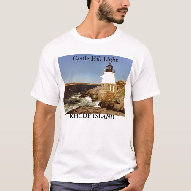 Castle Backe Light, Rhode island Shirt Tröja (Framsida)