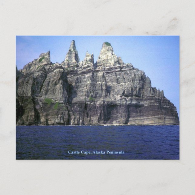 Castle Cape på Alaskahalvön Vykort (Framsida)