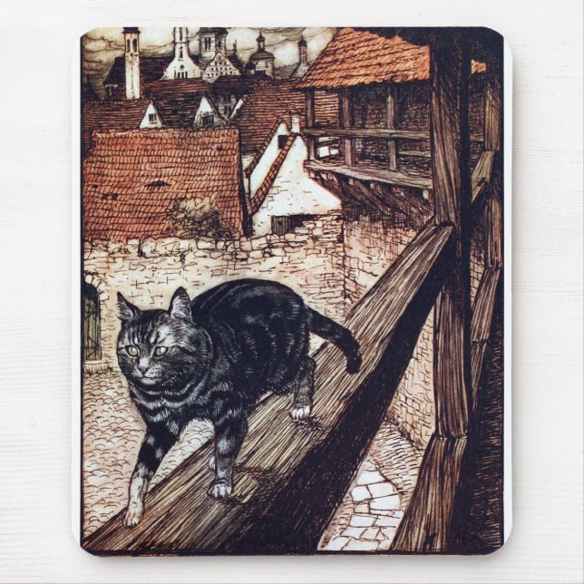 Castle Cat Rackham Illustration Musmatta (Framsidan)