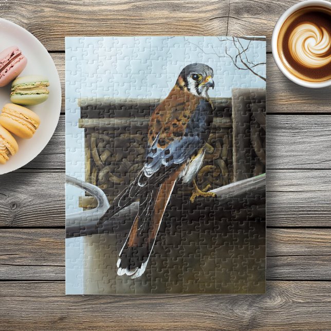Castle Celtic Kestrel Bird Pussel (Skapare uppladdad)
