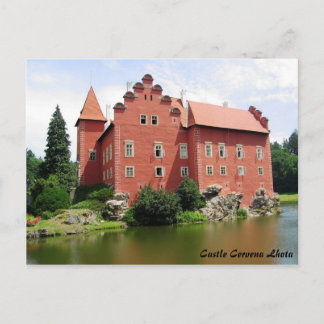 Castle Cervena Lhota Postcard Vykort