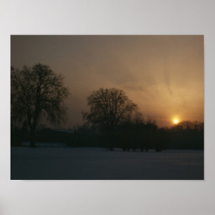Castle Charlottenhof, Sunset Poster