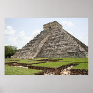 Castle, Chichen Ixta, Mayan Ruins, Mexiko Poster