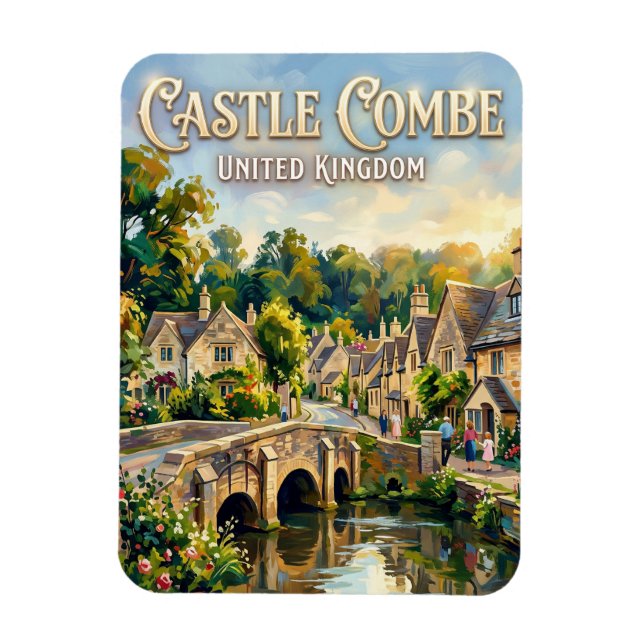 Castle Combe Storbritannien Magnet (Vertikal)