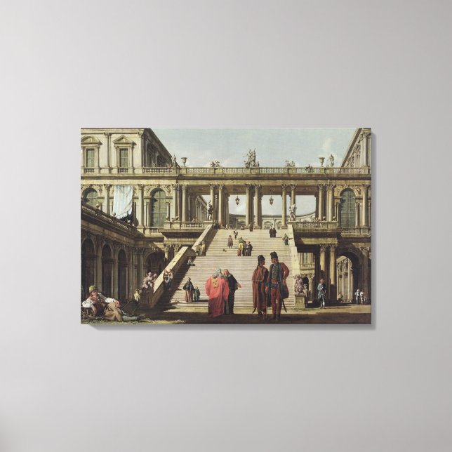 Castle Courtyard, 1762 Canvastryck (Framsida)