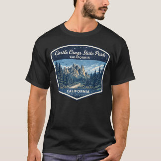 Castle Crags State Park California Vandring Natur T Shirt