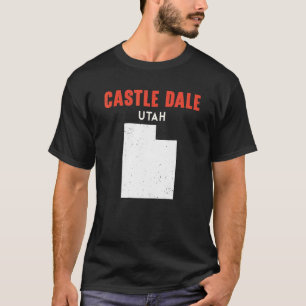 Castle Dale Utah USA State America Travel Utahan T Shirt