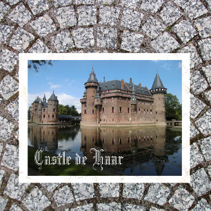 Castle de Haar, Utrecht, Nederländerna Vykort