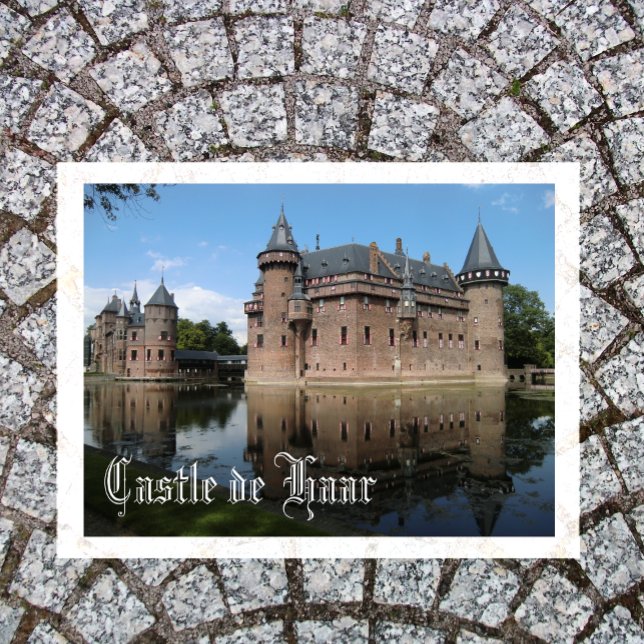 Castle de Haar, Utrecht, Nederländerna Vykort (Skapare uppladdad)