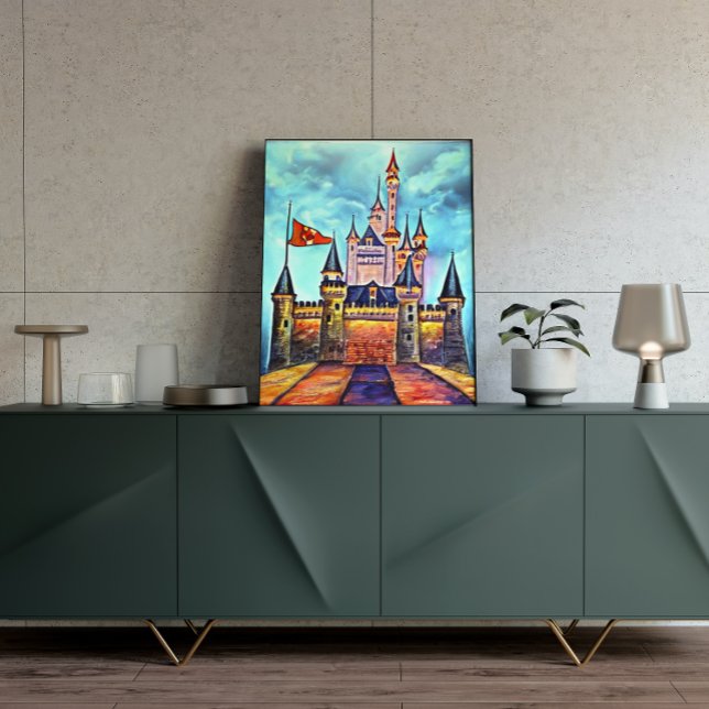Castle Digital Fantasy Art Poster #01 (Skapare uppladdad)