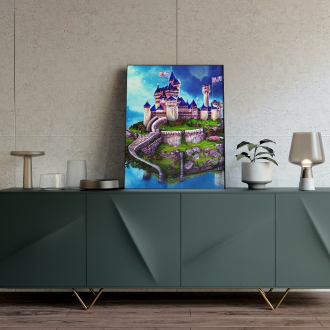 Castle Digital Fantasy Art Poster #02 (Skapare uppladdad)