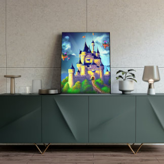 Castle Digital Fantasy Art Poster #03