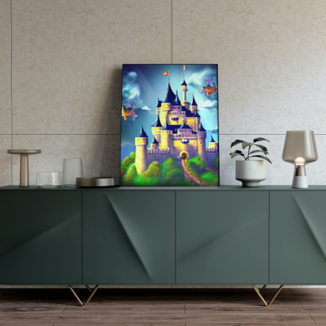 Castle Digital Fantasy Art Poster #03 (Skapare uppladdad)