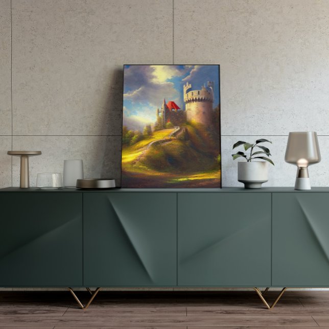 Castle Digital Fantasy Art Poster #05 (Skapare uppladdad)