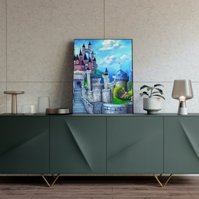 Castle Digital Fantasy Art Poster #06 (Skapare uppladdad)