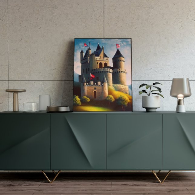 Castle Digital Fantasy Art Poster #06 (Skapare uppladdad)