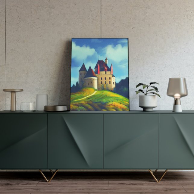 Castle Digital Fantasy Art Poster #07 (Skapare uppladdad)
