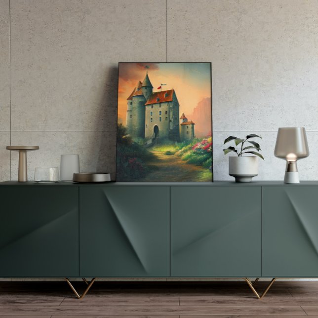 Castle Digital Fantasy Art Poster #08 (Skapare uppladdad)