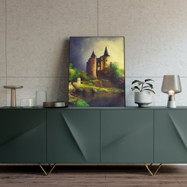 Castle Digital Fantasy Art Poster #09 (Skapare uppladdad)