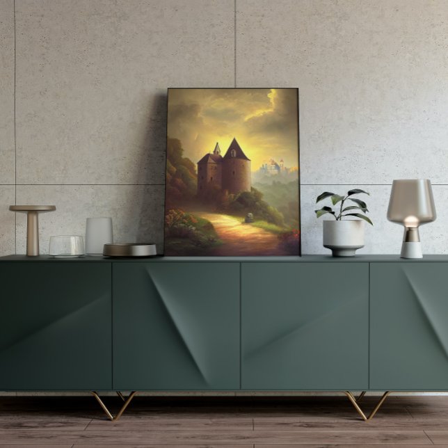 Castle Digital Fantasy Art Poster #11 (Skapare uppladdad)
