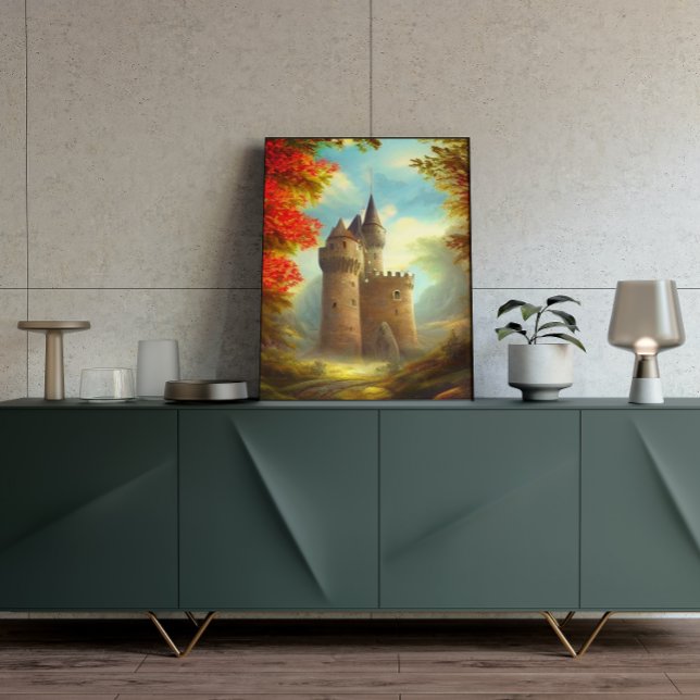Castle Digital Fantasy Art Poster #15 (Skapare uppladdad)
