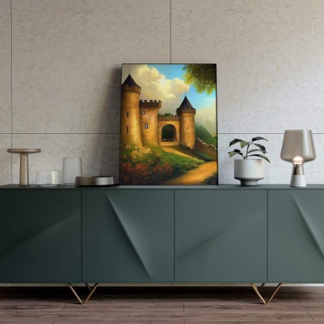 Castle Digital Fantasy Art Poster #17 (Skapare uppladdad)