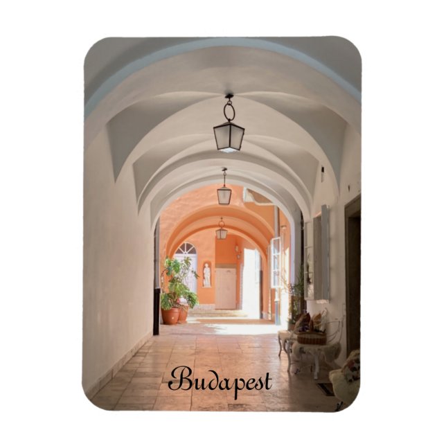 Castle District - Budapest - Ungern Magnet (Vertikal)