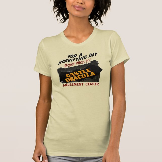 Castle Dracula Wildwood NJ T Shirt (Framsida)