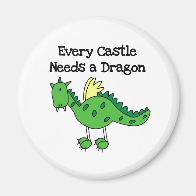 Castle Dragon Magnet (Framsidan)