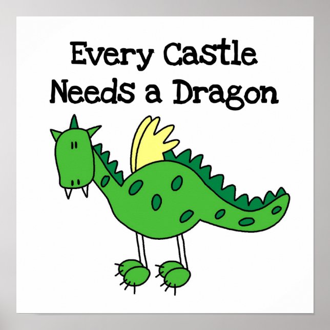 Castle Dragon Poster (Framsidan)