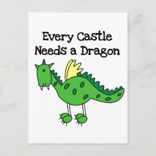 Castle Dragon Tshirts och Gifts Vykort