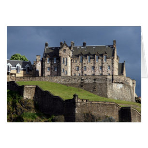 castle edinburgh hälsningskort