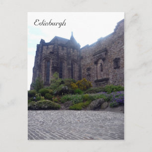 castle edinburgh insida vykort