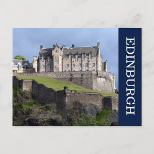 castle edinburgh vykort