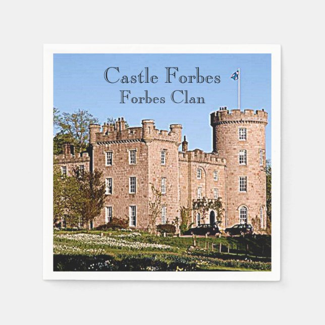 Castle Forbes - Klan Forbes Pappersservett (Framsidan)