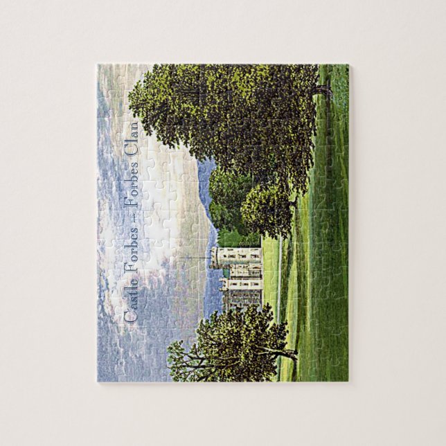 Castle Forbes - Scottish Forbes Klan Pussel (Vertikal)