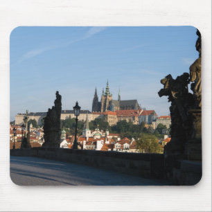 Castle från Charles bro i Prag Musmatta