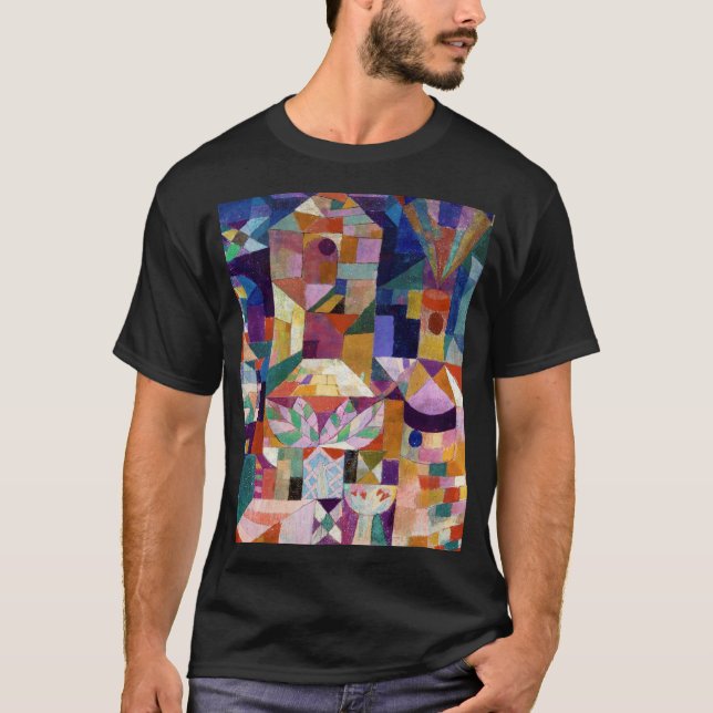 Castle Garden, Paul Klee T Shirt (Framsida)