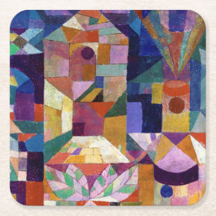 Castle Garden, Paul Klee Underlägg Papper Kvadrat