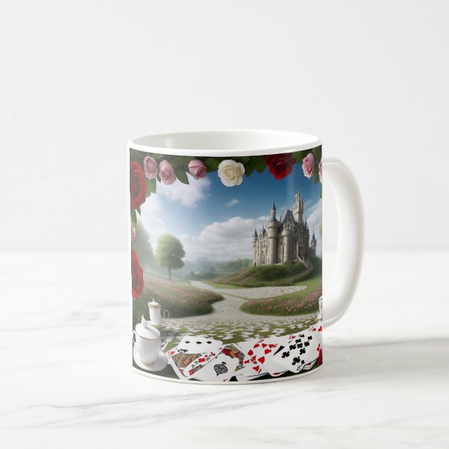 Castle genom Wonderland Portal Kaffemugg (Framsida höger)
