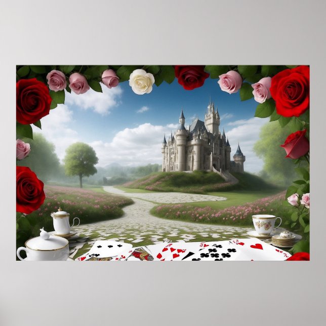 Castle genom Wonderland Portal Poster (Framsidan)