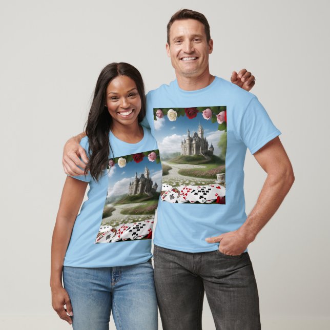 Castle genom Wonderland Portal T Shirt (Unisex)