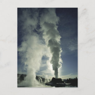 Castle Geyser, nationalparken Yellowstone Vykort