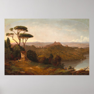 Castle Gondolfo, Italien - CP Cranch Fine Art Post Poster